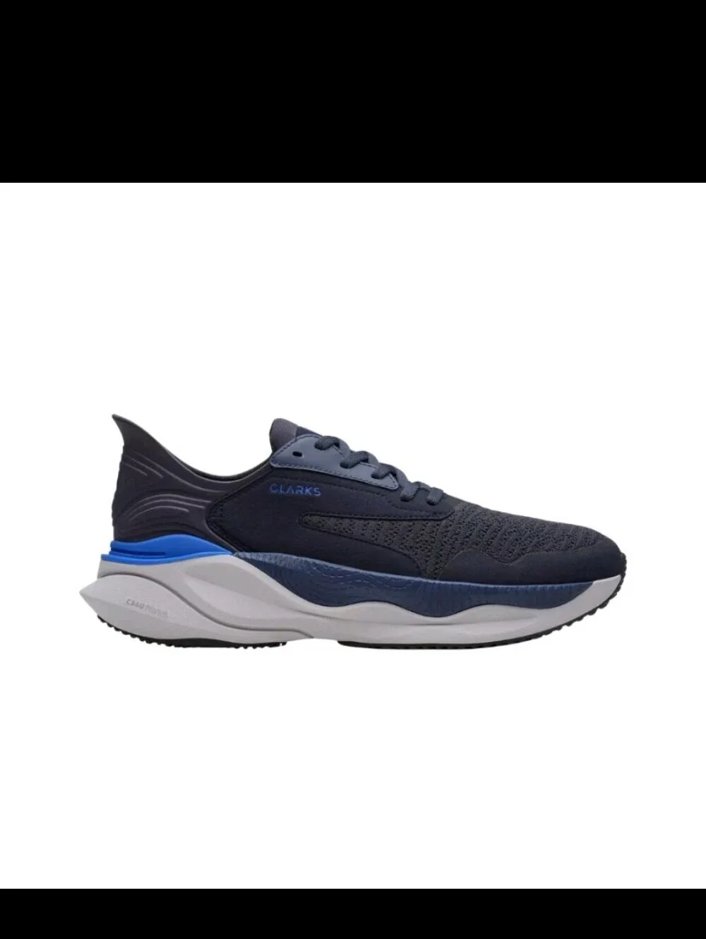 Clarks Pace Men's Navy APMA Approved Men's Walking Shoes Podiatrist Approved